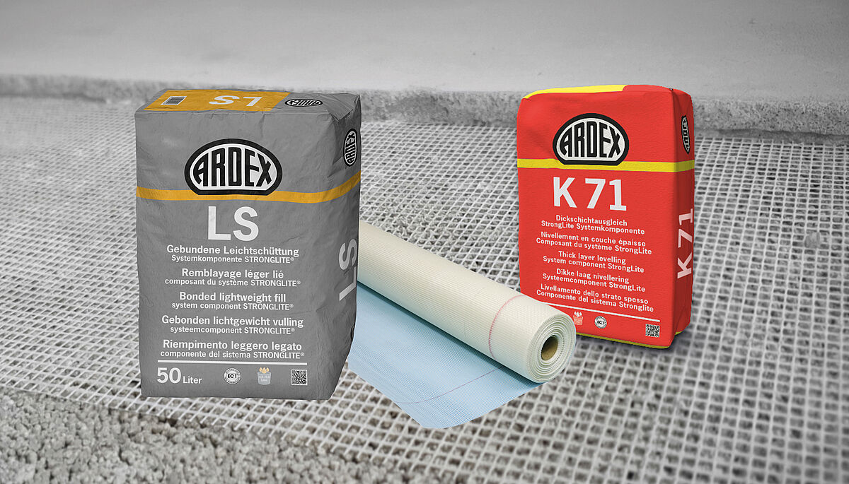 Stronglite System ARDEX STRONGLITE: Stark im System, leicht im Aufbau.: ARDEX