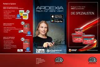ARDEX Bodenflyer Spezialklebstoffe